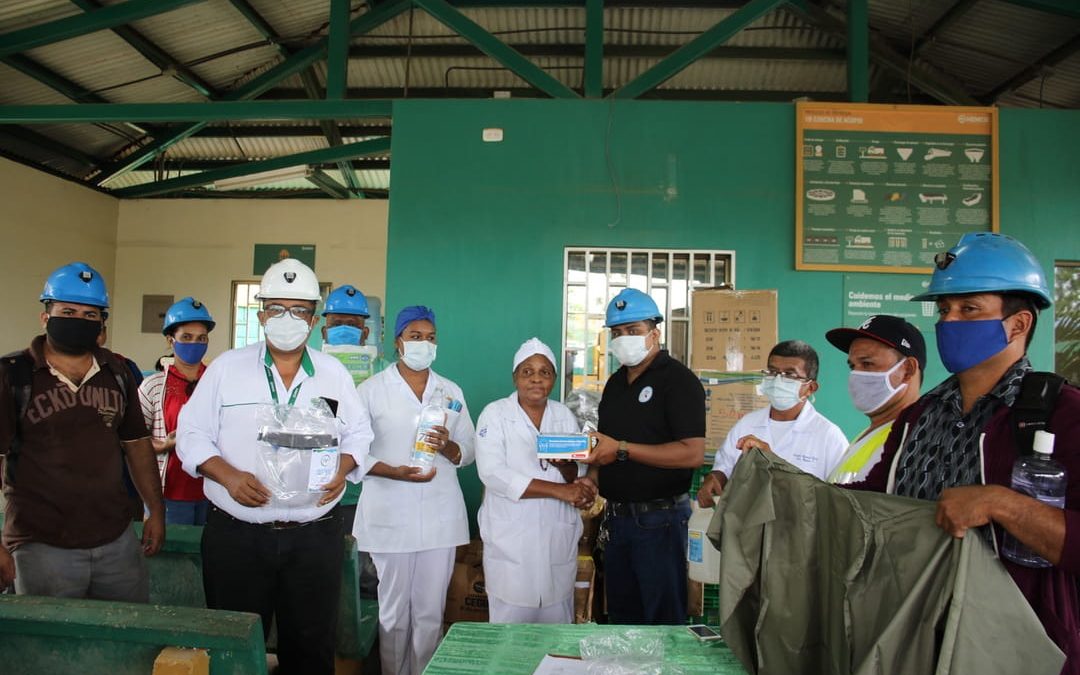 HEMCO apoya prevención del Covid-19 en Bonanza