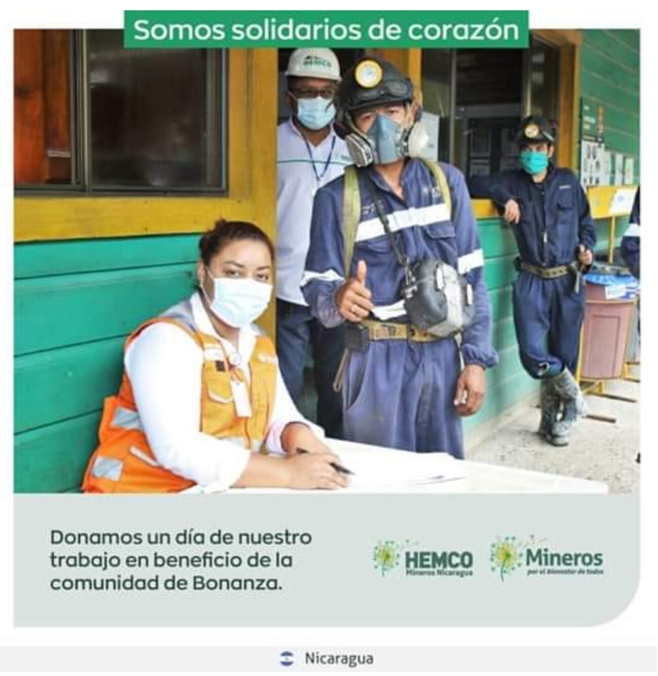 Empresa Minera Hemco Y Sus Colaboradores Donar N Un D A De Salario Hemco